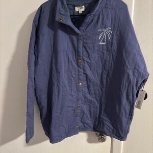 Muse Navy Quilted Jacket